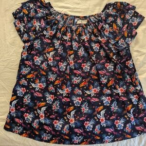 Terra & Sky Peasant Blouse